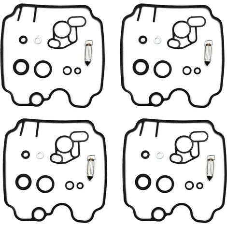 Hippotech 4-Piece Motorcycle Carburetor Repair Kit Set Replacement for Yamaha XJ 600 XJ600S Diversion 1992 XJ600N 1994-1995 (1/2)