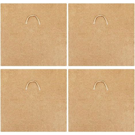 Couverture Pour Lombrics - 60 x 60 cm - Fibre Naturelle - Pour Compostage En Intérieur Et En Extérieur - Lot De 4 (1/5)