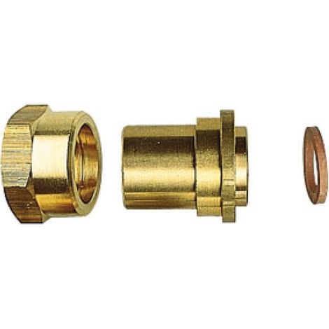 Raccord gaz à souder Femelle 20x150 2 pièces + joint Ø 10 en sachet
