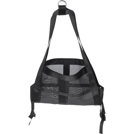 Sangle de Pesée Maille pour Petits Animaux Hamac Ergonomique Noir Maintien Sécurisé pour Pesée Facile des Chiens Chiots et Veaux (1/5)