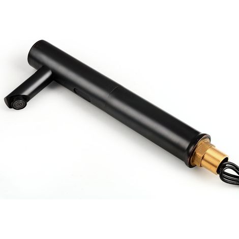 Capteur de robinet d'évier de salle de bains, eau à Induction automatique sans contact, accessoires de robinet en cuivre Noble (1/5)