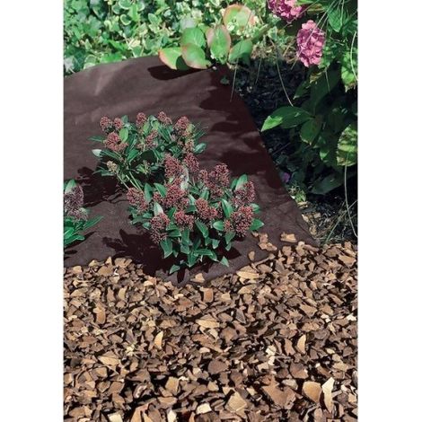 MALLA ANTIHIERBAS GEOTEX POLIPROPILENO 1,6M MARRON (â‚/MTS) - CATRAL (NORTENE)