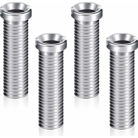 4 Vis de Panier d'Évier 45 mm Vis de Bonde en Acier Inoxydable Accessoires de Fixation Vis de Boulon d'Évier Vis de Bouchon de Crépine de Panier d'Évier pour Cuisine Lavabo-INHHUB (1/5)