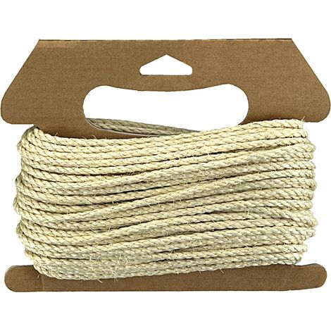 Corde naturelle sisal 8 mm x 10 m
