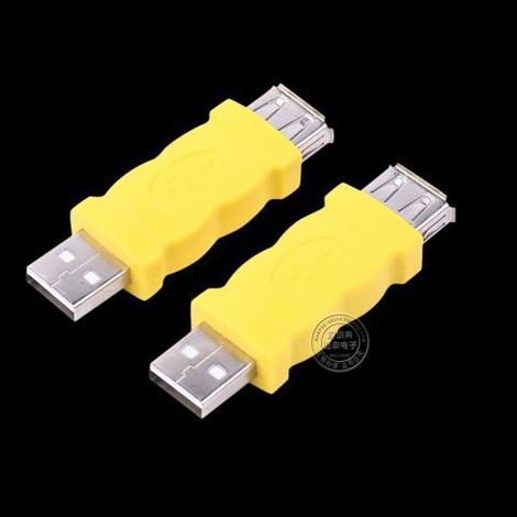 USB 2.0 adapter, multicoloured A male to A female adapter, manufacturer with stock available, compatible with adapters. (1/5)