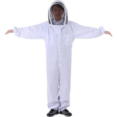 Vêtement d'apiculture XL en coton épaissi, combinaison anti-abeilles avec outils (1/4)
