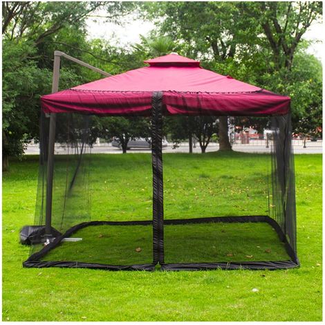 Mosquitera de jardín de 300x230 cm – Protección contra el sol y los insectos – Cremallera de doble cara – Tubo de PVC para mayor estabilidad (1/5)