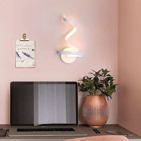 Dimmable Moderne LED Applique Murale Intérieure pour Salon Entrée Éclairage Chambre Salle À Manger - Creative Spirale Applique (1/4)