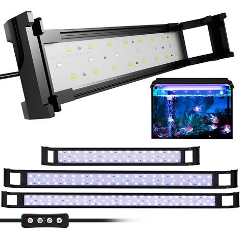 Randaco 35-50cm, luce dell'acquario del LED, lampada dell'acquario del LED, luce del serbatoio di pesce del LED