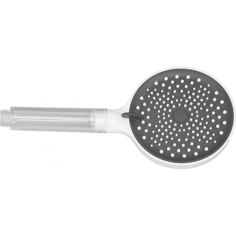 Soffione doccia in ABS – 3 funzioni – sfere filtranti purificanti – tubo flessibile comodo – bianco – manutenzione