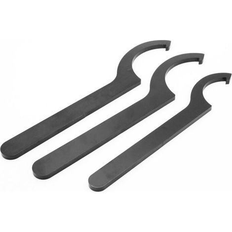 Coilover Shocks Adjustable Wrench Set in Steel (3-Piece Set), Black (1/5)