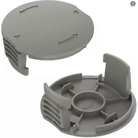 Lot de 2 couvercles de bobine pour Bosch EasyGrass Cut 18-230, 18-26, 18-260/23/26, réf. F016F05320 (1/5)