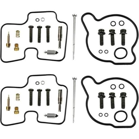 Kit di riparazione carburatore compatibile con Honda VTR1000F Firestorm (1999–2004), 4 pezzi, guarnizioni e membrane in gomma ad alta resistenza
