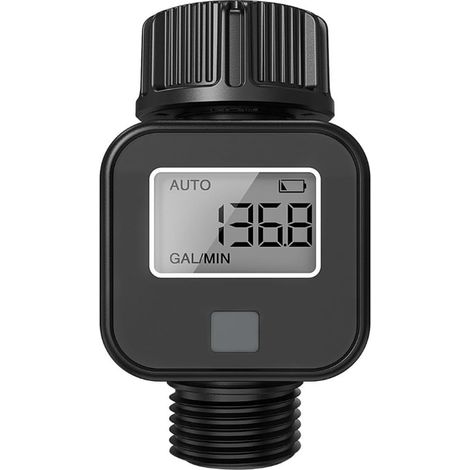 Débitmètre d'eau numérique, mesure du débit d'eau et outil de mesure du débit pour remplissage de réservoir d'eau de campingcar, arroseur de pelouse