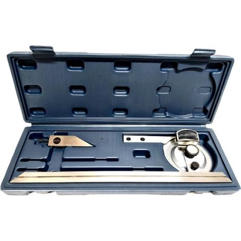 goniometro 0-360° Acciaio Inox mirino angolare Righello di precisione misurazione Strumenti (1/5)