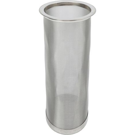 Filtre à café froid réutilisable en acier inoxydable pour bocal à large ouverture, 8x21cm (1/5)