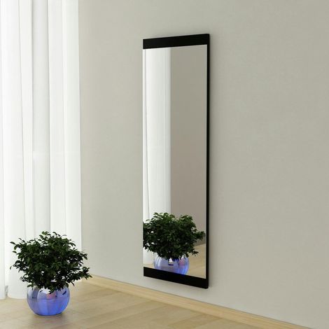 Miroir rectangulaire noir 120 cm - à poser ou suspendre CODY (1/5)