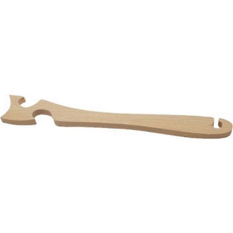 Tire-grille de four, accessoire de four en bois lisse, crochet de grille avec poignée suffisamment longue (1 pièce) (1/5)