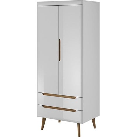 Armoire Nordy 80 Cm Blanche