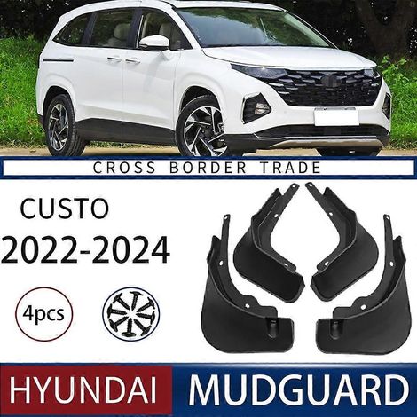Pour Hyundai Custom 2022-2024, bavettes de protection d'ailes, accessoires de voiture, protection de garde-boue, 4 pièces ( ) (1/5)
