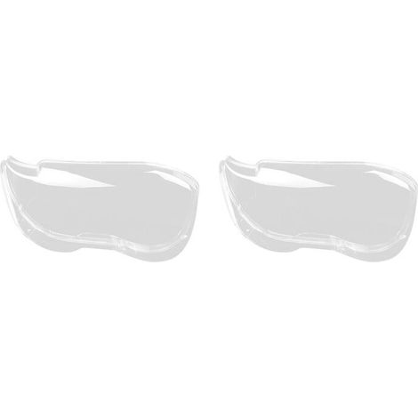 Dos tapas de lente/cubiertas de faro/cubiertas de cristal del lado derecho (RH) para BMW E67, E66, E65 y Serie 7 (2001-2004). (1/4)