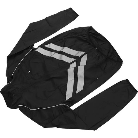 Winddichte, wasserdichte, reflektierende Herren-Radjacke mit langen Ärmeln, ideal zum Mountainbiken, Rennradfahren und Angeln (Größe XL). (1/4)