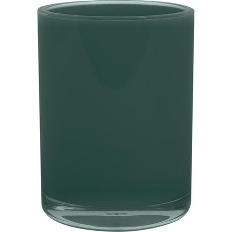 Poubelle à Bascule PP - Couvercle Basculant Amovible - Design Moderne - Idéale pour Toilettes, Salle de Bain, Bureau - Ronde - 6 L - Vert Basilic - Élégante et Fonctionnelle