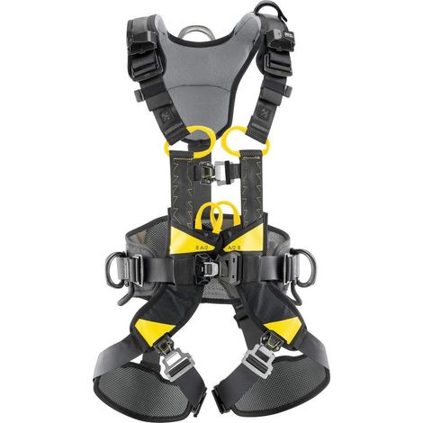 Sicherheitsgeschirr Petzl Wind schwarz Größe 1 bequem leicht