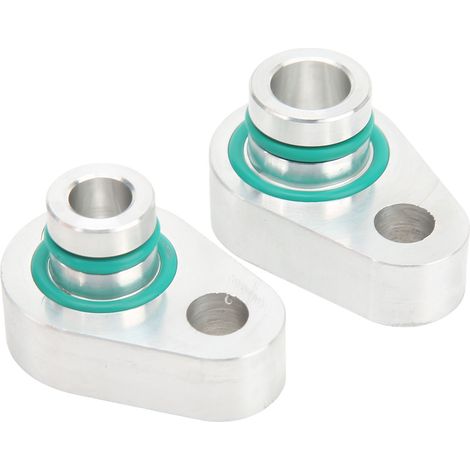Lot de 2 bouchons obturateurs arrière climatisation en alliage d'aluminium finition brillante compact pour Ford Expedition 2007-2018 (1/5)