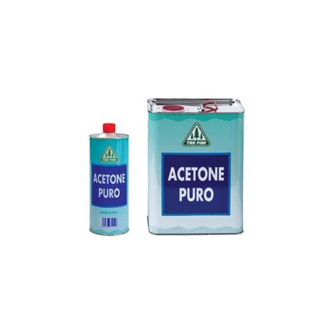 ACETONE PURO- - lt.5 - 4 pezzi