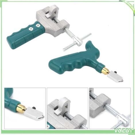 Kit Coupe-Verre Manuel Outils à Main Carrelage Portable Coupe-Carreaux (1/4)