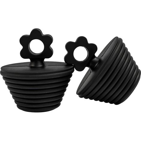 Tappo per vasca da bagno e lavandino, tappo in silicone per pavimento, lavanderia, cucina, bagno, fiori (1/5)