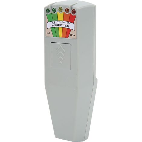 Détecteur de champ électromagnétique haute précision - Testeur de radiation EMF - Appareil de mesure pour électroménager gris (1/5)