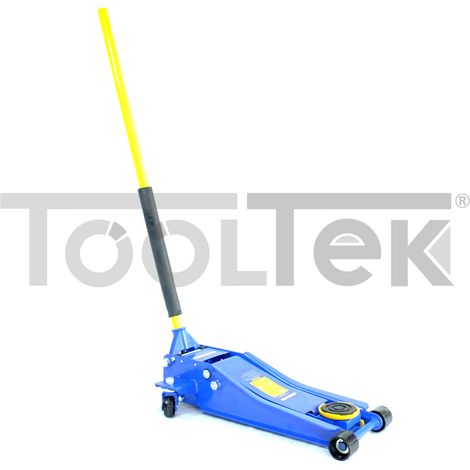 CRIC AUTO CARRELLO 3 TON RIBASSATO 75-500mm BASSO OFFICINA MECCANICO (1/5)