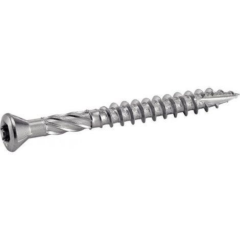 Vis pour terrasse tête fraisée bombée torx aisi 410 5x60 boite de 200 - acton - 623165x60 (1/8)