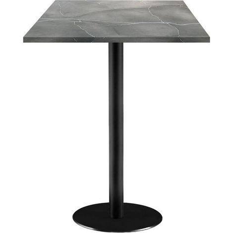 Mange-debout 60 x 60 cm - modèle Rome marbré lune bleue