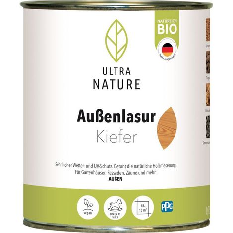 Ultra Nature Außenlasur 750 ml kiefer Holzlasur (1/3)