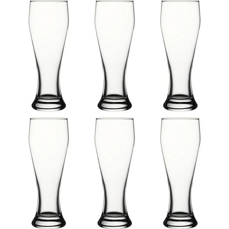 Biergläser, Weizengläser für Weizenbier, 6er Set - 415ml