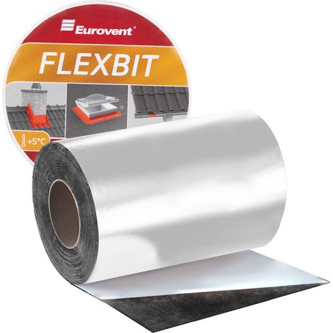 FLEXBIT Bitumenband 300mm x 10m Aluminium (1/5)