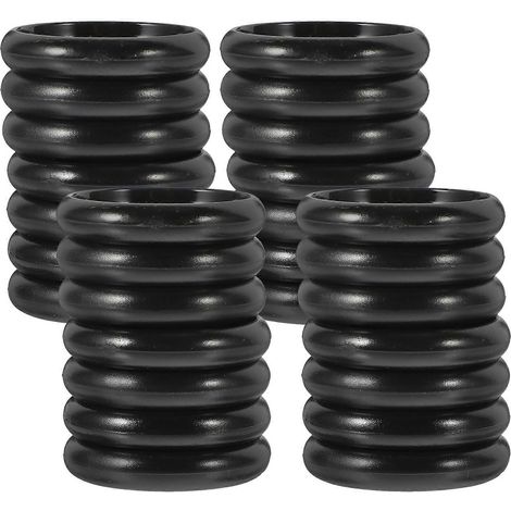 44 disques de reliure en plastique pour carnets et agendas à compléter soi-même-2.8x2.8cm-Black (1/3)