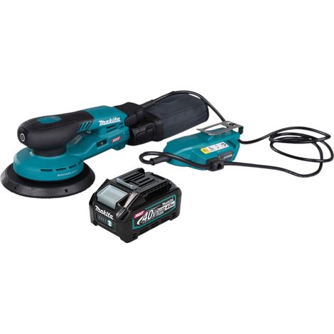 Makita BO 002 CGM1 Ponceuse excentrique sans fil 40 V max. 150 mm 5,0 mm course Brushless + 1x batterie 4,0 Ah - sans chargeur (1/5)