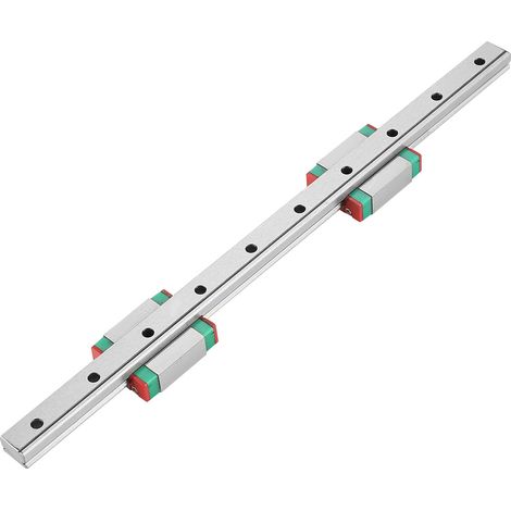 1 rail linéaire miniature MGN12 250mm avec 2 blocs coulissants MGN12B, largeur 12mm (1/5)