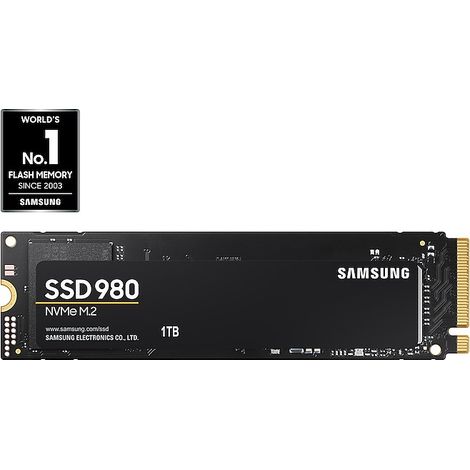 Samsung 980 1 TB M.2 2280 PCI-E x4 Gen3 SSD (1/4)