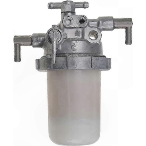 Kraftstofffilter für Dieselmotoren von Traktoren und Landmaschinen, inklusive 4 Schläuchen, kompatibel mit verschiedenen Geräten. (1/2)