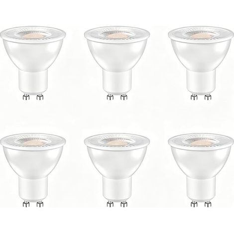 Ampoule LED GU10 Spot, 5W Équivalent 50W, 500 Lumens, Blanc Neutre 4000K, AC 220-240V, MR16 LED Spot, 120° Larges Faisceaux, Non-Dimmable (1/5)