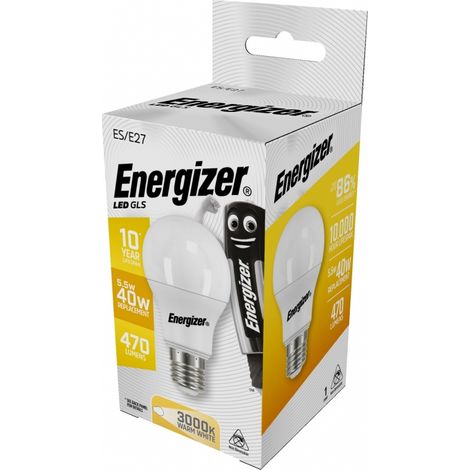 LED-Lampe energizer a60 standard 5.5w 470lm e2700k