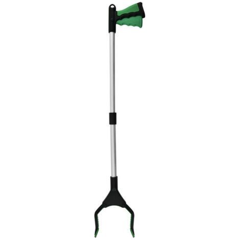 Pince à déchets verte - Pince à déchets pliable de 81 cm + pince pivotante télescopique - Pince à déchets (1/5)