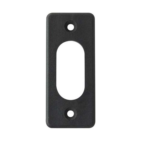 MOSTRINA RETTANGOLARE FORO OVALE 06027 CISA - NYLON NERO MM 54X23- 5 pezzi