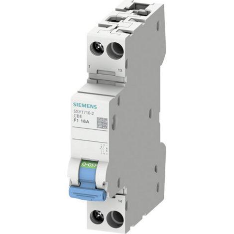Siemens 5SY17062 5SY1706-2 Schutzschalter plombierbar 72 V/DC 6 A  1 St.