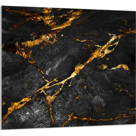 Panneau de verre pour cuisine 65x60 Marbre (1/5)